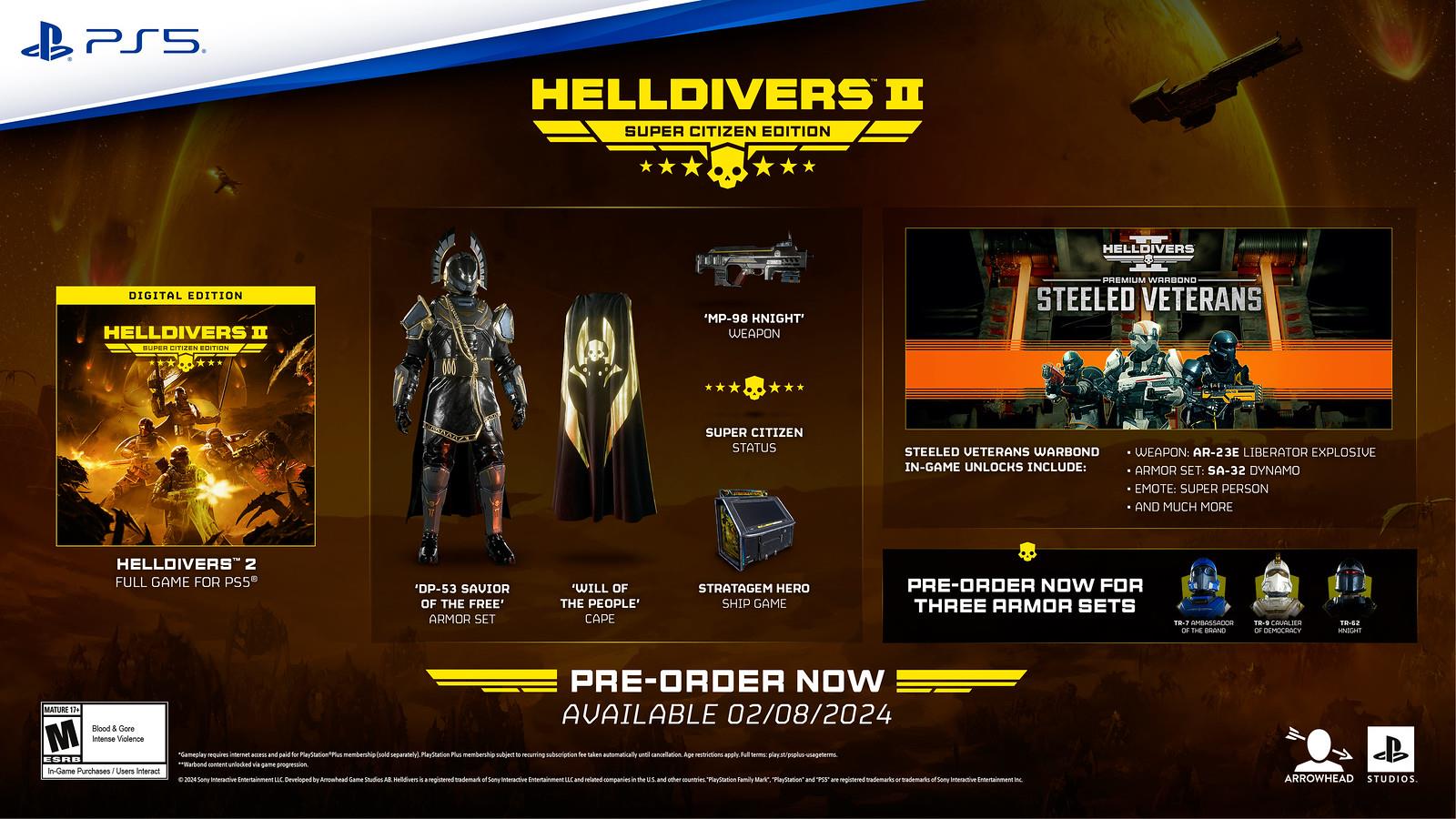 Helldivers 2 launches for PS5 and PC on February 8th - Gaming Nexus