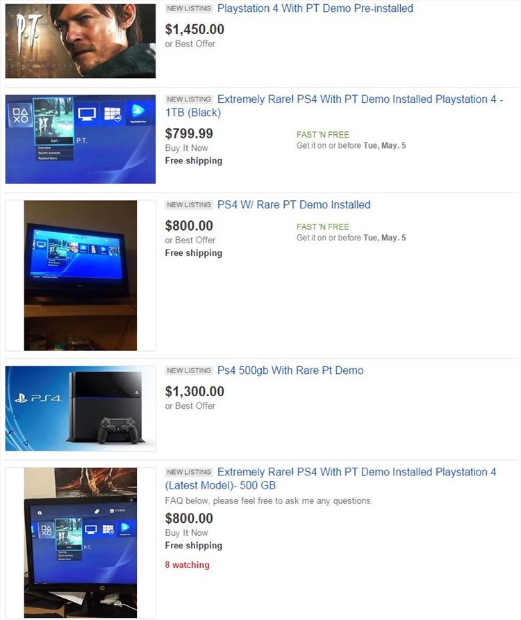 People are selling PS4's on Ebay for ridiculous prices. Why? Well that