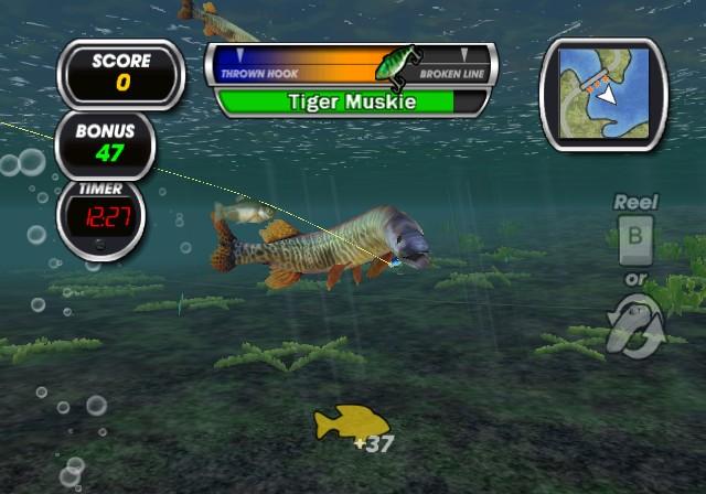 Shimano Xtreme Fishing for Wii - New Rod & Reel Screens! - Gaming
